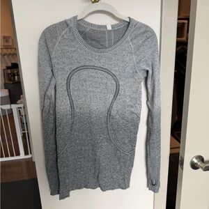 lululemon athletica Heather Gray swiftly Long Sleeve